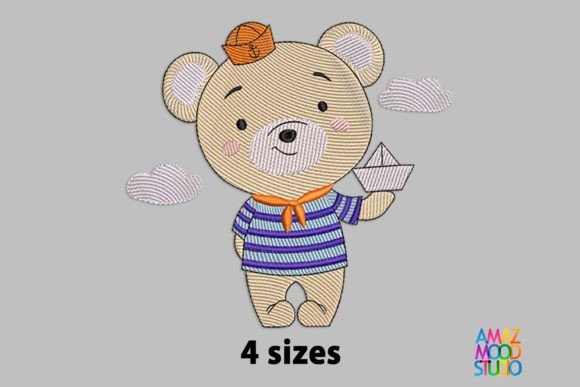 Bear Sailor: A Small Business Embroidery Design Review