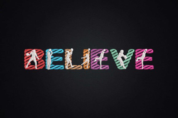 Cool Basketball Player Team Believe