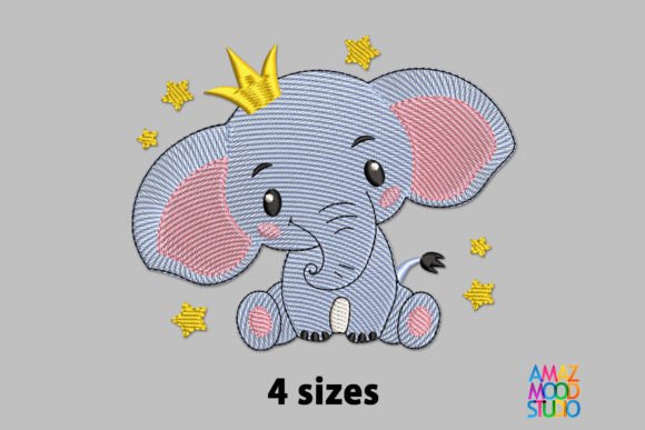 Cute Elephant Boy: A Smart Embroidery Choice for Small Business Brands